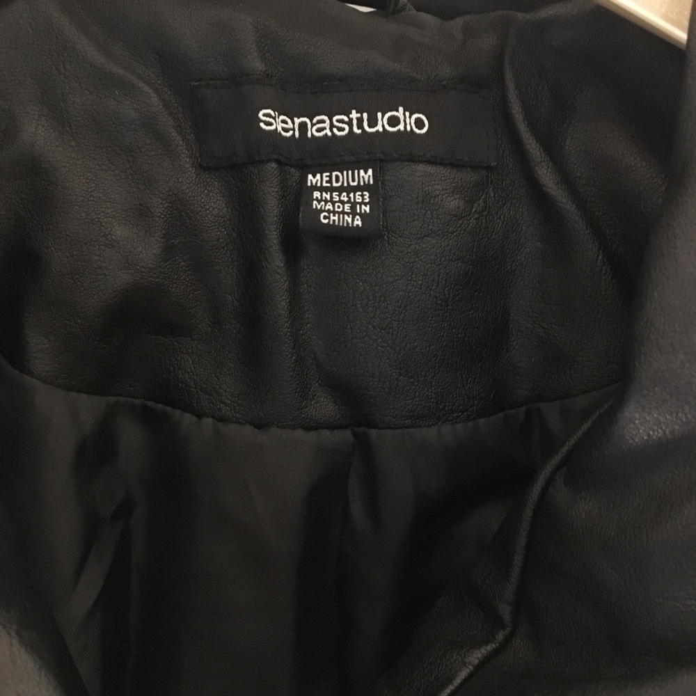 Faux leather Moto Jacket - Picture 5 of 7